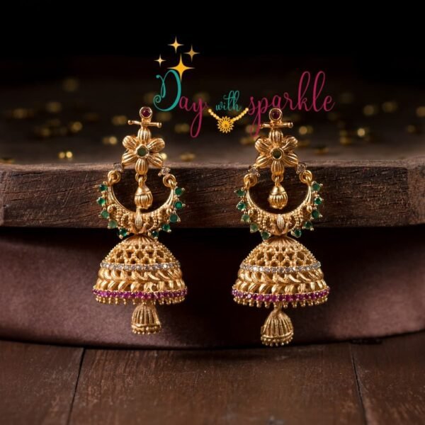 Floral Jhumka