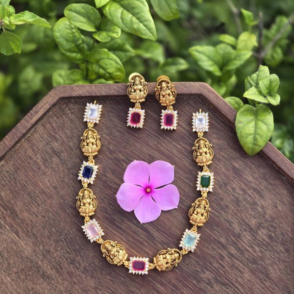 Navaratna Lakshmi Neckpiece