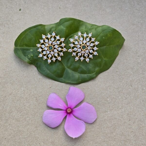 White Stone Stud
