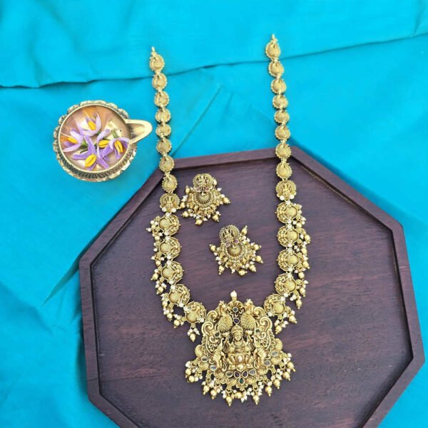 Grandeur Lakshmi Peacock Haaram