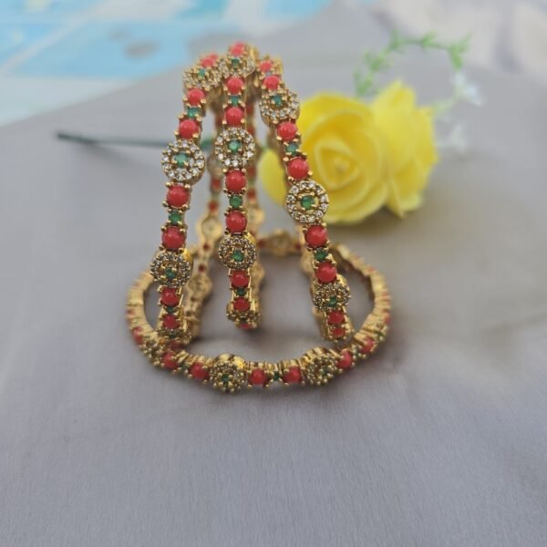 AD Coral Four Bangles - Image 2
