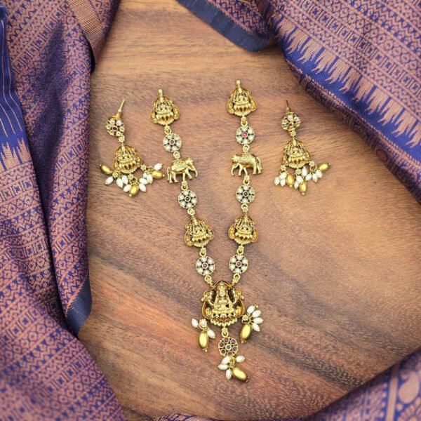 Antique Finish Temple Neckpiece