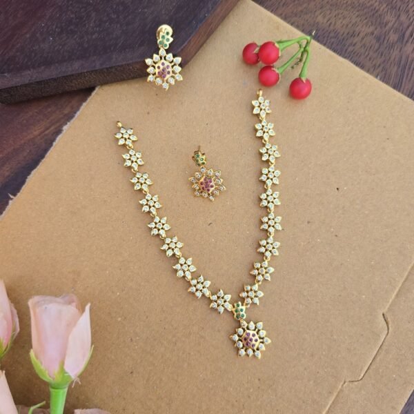 Floral Neckpiece.
